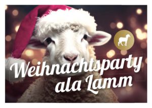 Weihnachten-Weihnachtsparty-Weißes Lamm im Sommerach, in Franken